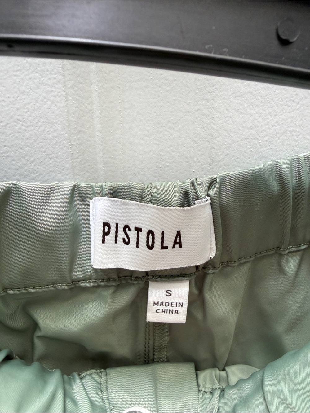 PISTOLA Light Green Cargo Drawstring Jogger Pants Size S / Summer Chic - Picture 3 of 6